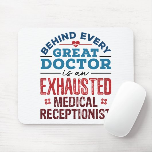 医療受付嬢の感謝の贈り物 マウスパッド (マウス)