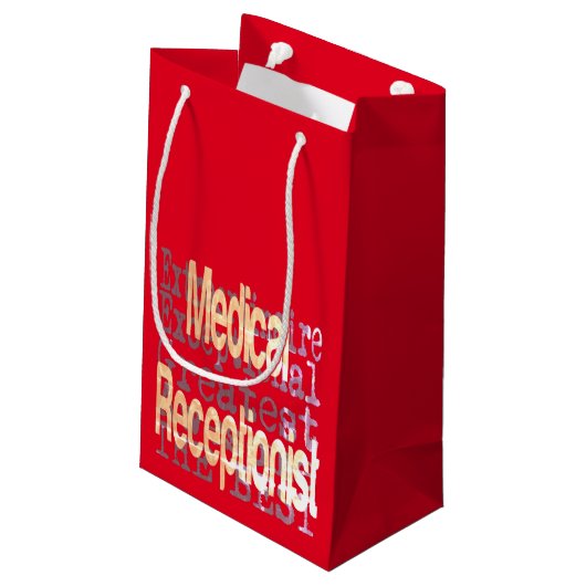 医療受付嬢 スモールペーパーバッグ (裏面アングル)