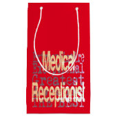 医療受付嬢 スモールペーパーバッグ (正面)