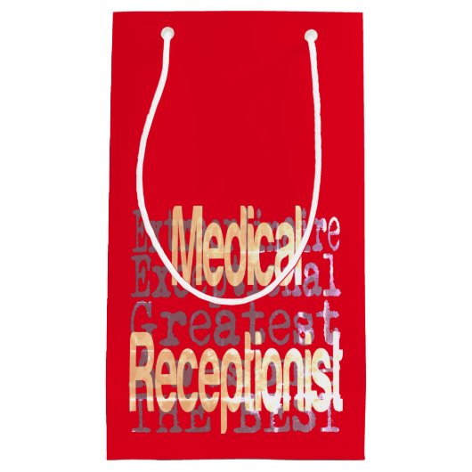 医療受付嬢 スモールペーパーバッグ (正面)