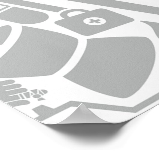 医療品 ポスター (角)