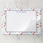 医療器械パターン（の模様が）ある室 ペーパーパッド (折り畳み)