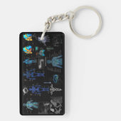 医療図人体の解剖図 キーホルダー (裏面)