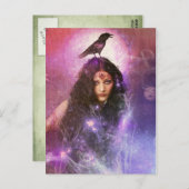 医療女性はがき ポストカード (正面/裏面)