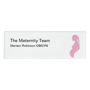 医療妊婦のOBGYNスタッフ名タグ 名札