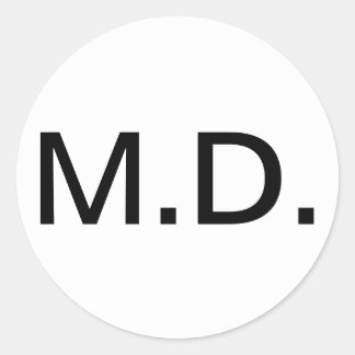 医療学位をプライドで表示 ラウンドシール