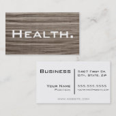 医療専門家の名刺 名刺 (正面/裏面)