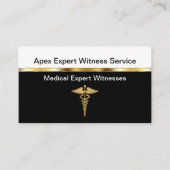 医療専門家証人ビジネスカード 名刺 (正面)