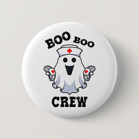 医療幽霊病院 缶バッジ (正面)