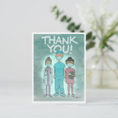 医療従事者に感謝を伝えるポストカード ポストカード (スタンド正面)