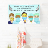 医療従事者に感謝気にする 横断幕 (インサイチュ)