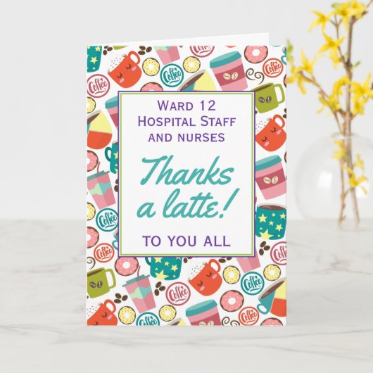 医療従事者に感謝 カード (黄色い花)