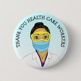 医療従事者に気に感謝 缶バッジ