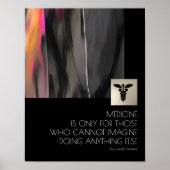 医療従事者のやる気を起こさせる引用文ポスター ポスター (正面)