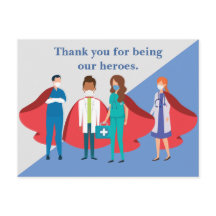 医療従事者のヒーローである医師と看護師に感謝を