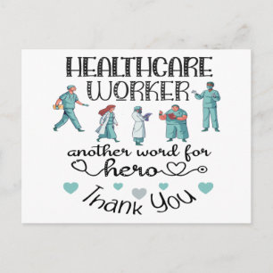 医療従事者のヒーローに感謝 ポストカード