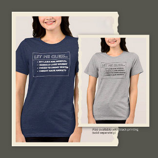 医療従事者の典型的な返事 トライブレンドTシャツ