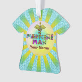 医療従事者の医療スクラップ オーナメント (正面)