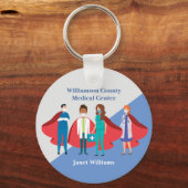 医療従事者の病院スーパーヒーローに感謝 キーホルダー (裏面)