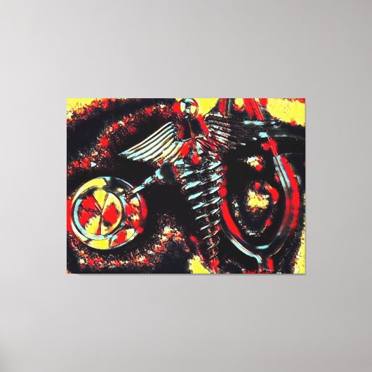 医療従事者の重要美術献上品 キャンバスプリント (正面)