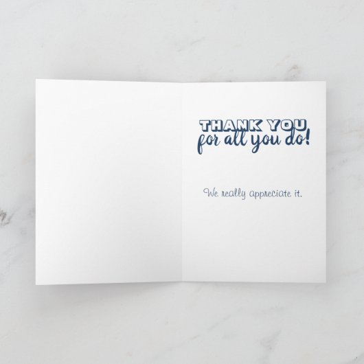 医療従事者、感謝の意を表す カード (内部)