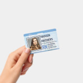 医療従事者IDカード - カスタマイズ可能な病院写真 バッジ (手持ち)