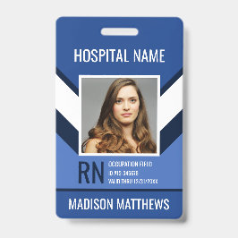 医療従業パーソナライズされた員の写真IDバッジ バッジ