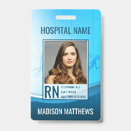 医療従業パーソナライズされた員の写真IDバッジ バッジ
