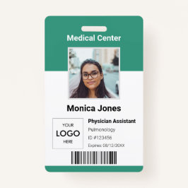 医療従業員写真QRコードバッジ バッジ