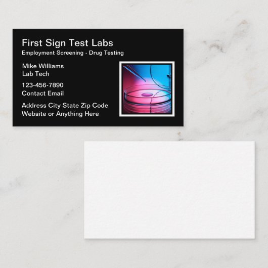 医療従業者選考室ビジネスカード 名刺 (正面/裏面)