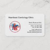医療心臓医 名刺 (正面)