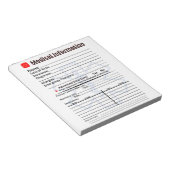 医療情報緊急用冷蔵庫 ノートパッド (アングル)