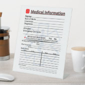 医療情報緊急用冷蔵庫 台座サイン (インサイチュ)