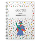 医療手帳ギフトを積み込んだ医師 ノートブック (正面)