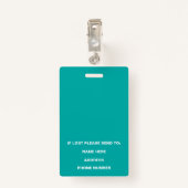 医療手術室看護師写真ID バッジ (裏面クリップ)