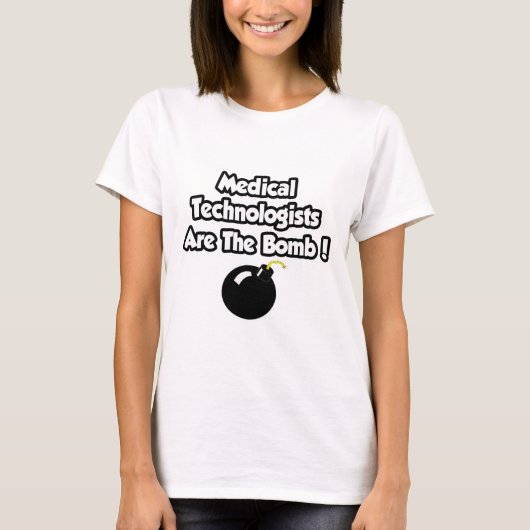 医療技術者が爆弾だ！ Tシャツ (正面)