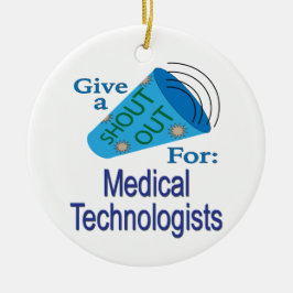 医療技術者に声を掛ける セラミックオーナメント