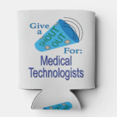 医療技術者に声を掛ける 缶クーラー (裏面)