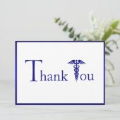 医療担当医のナースヒーロー サンキューカード (スタンド正面)