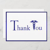 医療担当医のナースヒーロー サンキューカード (正面/裏面)