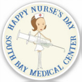 医療施設ナースの日 シール (正面)