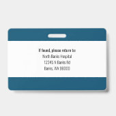 医療施設バッジ バッジ (裏面)