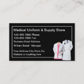 医療服・用品店 名刺 (正面)