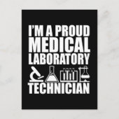 医療検査技師 研究室技術者 ポストカード (正面)