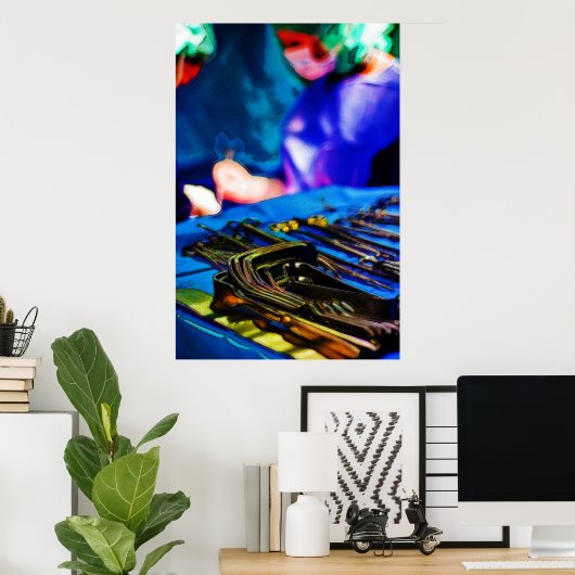 医療楽器 ポスター (ホームオフィス)