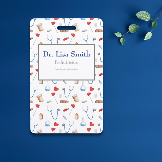 医療機器パーソナライズされたの医師ナース バッジ