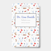 医療機器パーソナライズされたの医師ナース バッジ (正面)