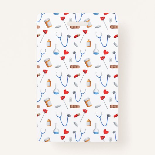 医療機器パーソナライズされたの医師ナース バッジ (裏面)