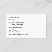 医療機器レンタルリースサービス 名刺 (裏面)