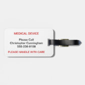 医療機器機器 ラゲッジタグ (裏面横)